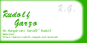 rudolf garzo business card